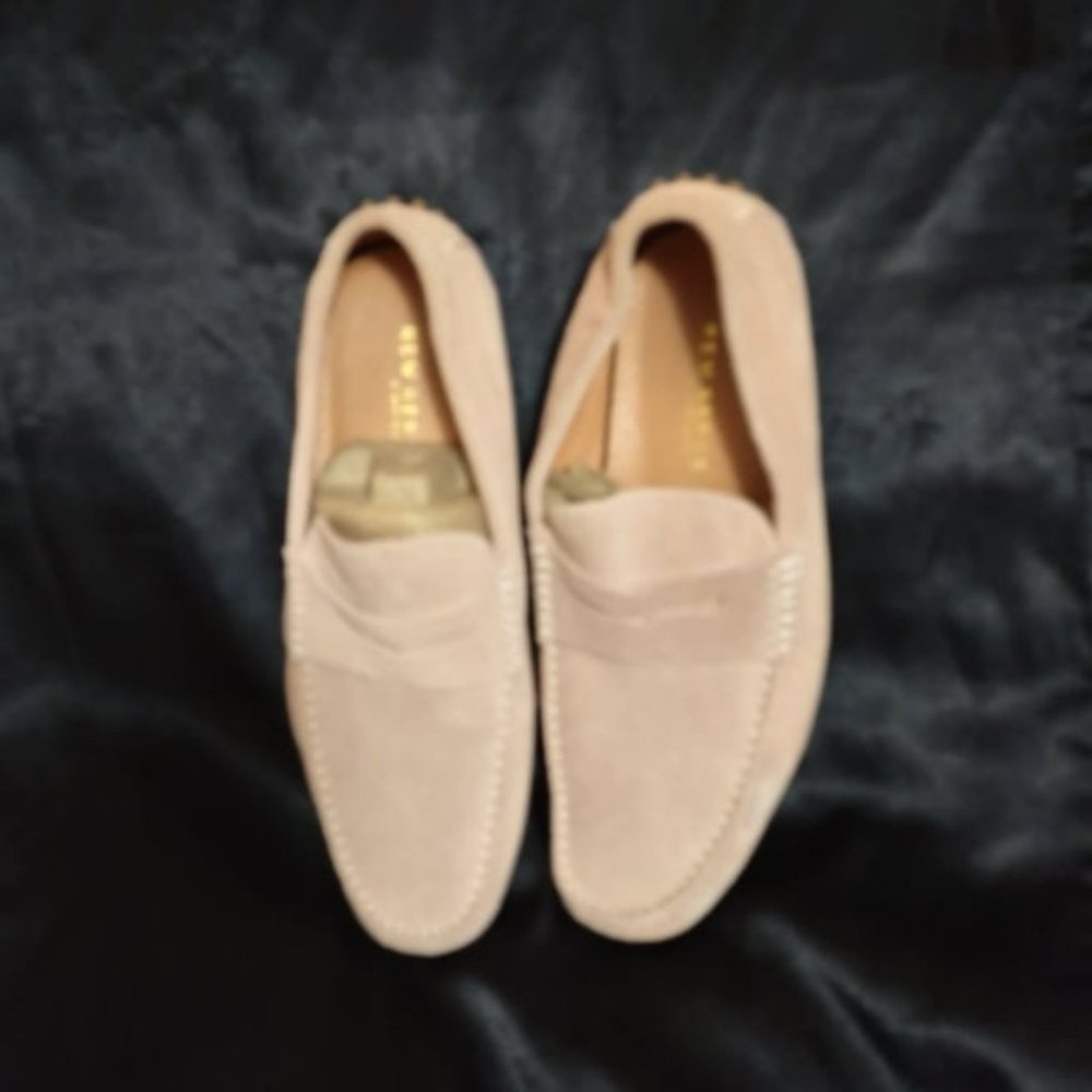 New Republic Mens Barclay Suede Driving Loafers, Dirty Buck, Size 8.5